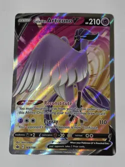 Pokemon TCG Galarian Articuno v Chilling Reign Holo Card 169/198 Full Art NM - Image 1