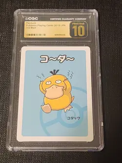 Psyduck Pokemon Cgc Pristine 10 Old Maid 2019 Japanese Pokemon Card - Image 1