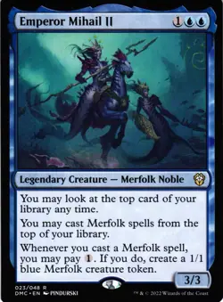MTG TCG - Emperor Mihail II 23 Commander: Dominaria United - NM Free Shipping $5 - Image 1
