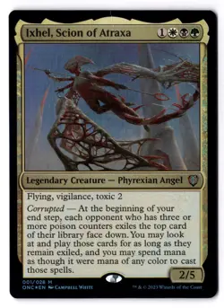 Ixhel Scion Of Atraxa HP* FOIL Phyrexia All Will Be One Commander 001-UnltdCards - Image 1