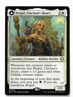 MTG, ECL, Rare, Legendary Creature, Brigid- Clachan's Heart/Brigid, Doun's Mind - Image 1