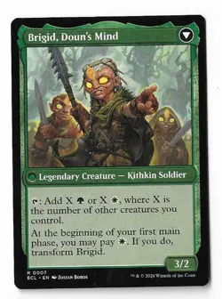 MTG, ECL, Rare, Legendary Creature, Brigid- Clachan's Heart/Brigid, Doun's Mind - Image 2