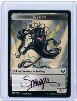 Inkling Token Strixhaven: School of Mages Signed Artist Proof MTG - Image 1