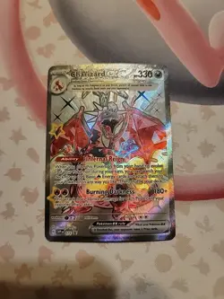 Pokemon TCG Charizard EX SAR 074 SVP Black Star Promo Scarlet Violet - Image 1