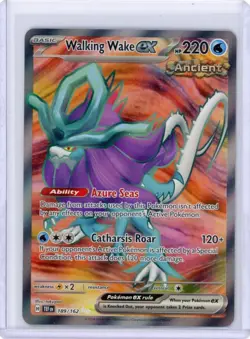 WALKING WAKE EX POKEMON SV05: TEMPORAL FORCES #189/162 ULTRA RARE - Image 1