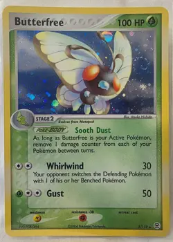 2004 Pokemon EX Fire Red & Leaf Green Butterfree-Holo #2/112 - Image 1
