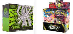 PRESALE! Pokemon Mega Evolution Perfect Order Pokemon Center ETB & Booster Box - Image 1