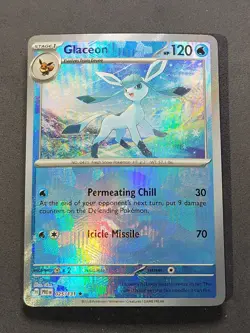 Glaceon 025/131 Poke Ball Pattern Prismatic Evolutions Pokemon TCG - Image 1