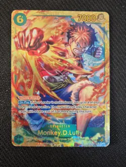 MONKEY D LUFFY - One Piece OP13-118 - SEC Secret Rare - Carrying On His Will - Image 1