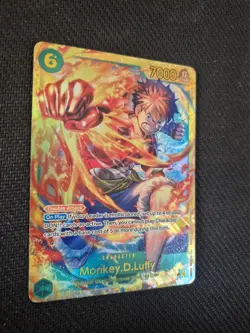 MONKEY D LUFFY - One Piece OP13-118 - SEC Secret Rare - Carrying On His Will - Image 3