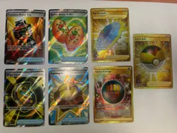 Pokemon Lot of 7 Full Art Trainer Cards EVERYTHING INCLUDED NM FAST - Image 1