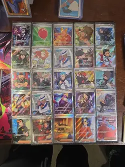 Pokemon TCG Modern Era Supporter Trainer Full Art Card Lot Of 25 Cards NM - Image 1