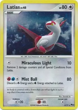 Latias - 3/17 - Holo Rare DMG, English Pokemon POP Series Promos 7 - Image 1