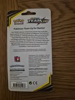 Pokemon Sun And Moon Team Up Checklane Blister Pack Pikachu SM162 Promo - Image 2