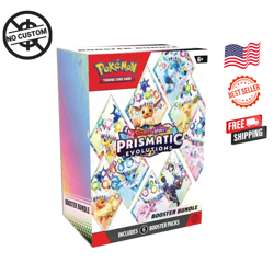 Pokemon TCG: S&V Prismatic Evolutions Factory Sealed Booster Bundle Box - Image 1