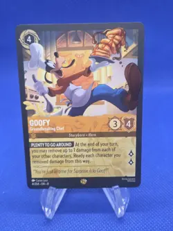 Disney Lorcana Reign of Jafar Goofy Groundbreaking Chef 4/204 Regular Legendary - Image 1