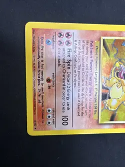 Charizard Pokemon Card TCG Base Holo Rare 4/102 Vintage 1999 WOTC LP- MP+ - Image 4