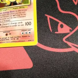 Pokemon TCG Charizard 4/102 Base Set Unlimited Holo Rare MP Vintage WOTC - Image 2