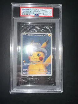 PSA 10 SEALED VAN GOGH PIKACHU WITH GREY FELT HAT SVPen 085 PROMO POP 1496 in🌍 - Image 3