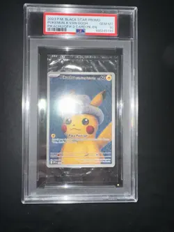PSA 10 SEALED VAN GOGH PIKACHU WITH GREY FELT HAT SVPen 085 PROMO POP 1496 in🌍 - Image 3