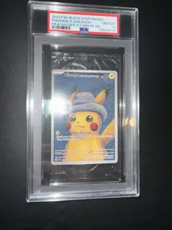 PSA 10 SEALED VAN GOGH PIKACHU WITH GREY FELT HAT SVPen 085 PROMO POP 1496 in🌍 - Image 4