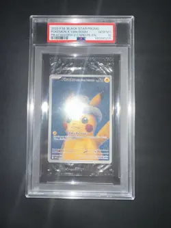 PSA 10 SEALED VAN GOGH PIKACHU WITH GREY FELT HAT SVPen 085 PROMO POP 1496 in🌍 - Image 2