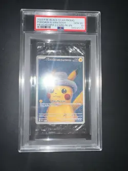 PSA 10 SEALED VAN GOGH PIKACHU WITH GREY FELT HAT SVPen 085 PROMO POP 1496 in🌍 - Image 3