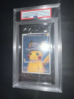 PSA 10 SEALED VAN GOGH PIKACHU WITH GREY FELT HAT SVPen 085 PROMO POP 1496 in🌍 - Image 5