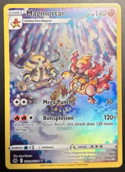 Pokemon Magmortar GG03/GG70 Ultra Rare Crown Zenith Galarian Gallery Full Art NM - Image 1