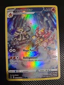 Magmortar GG03/GG70 Crown Zenith Galarian Gallery Full Art Pokemon NM - Image 1