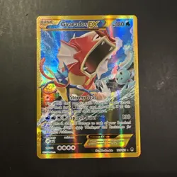 Pokemon TCG Gyarados EX 123/122 XY Breakpoint 2016 Secret Holo Rare Card LP - Image 1