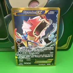 Pokemon TCG Gyarados EX 123/122 XY Breakpoint 2016 Secret Holo Rare Card LP - Image 1