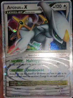 Pokemon TCG 2009 Platinum Arceus LV.X Ultra Rare Holo Card 94/99 LP Condition - Image 2