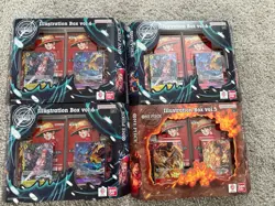 One Piece Card Game Illustration Box Vol.5 & Vol.6 Lot of 4 Sealed EN - Image 1