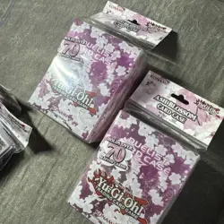 Yugioh Official "ASH BLOSSOM" CARD SLEEVES Lot 6 Packs! 2 Deck Boxes! - Image 5