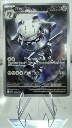 Steelix 150/132 Illustration Rare Mega Evolution NM Pokemon Card - Image 1