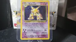 Alakazam - 1/102 - Holo Rare - Base Set - Pokemon Card - MP - Image 4