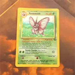 Pokemon TCG Venomoth Jungle Holo Rare Unlimited Card 13/64 70HP Stage 1 - Image 1
