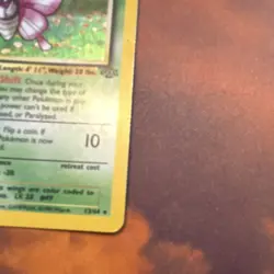 Pokemon TCG Venomoth Jungle Holo Rare Unlimited Card 13/64 70HP Stage 1 - Image 5