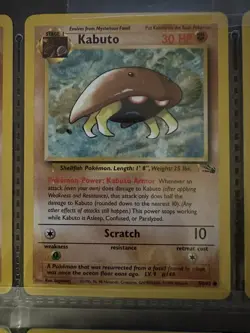 1999 KABUTO Fossil Set 50/62 - Common Pokemon Card Unlimited Edition NM - Image 1