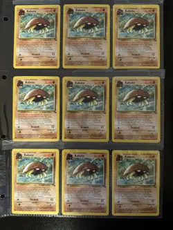 1999 KABUTO Fossil Set 50/62 - Common Pokemon Card Unlimited Edition NM - Image 3