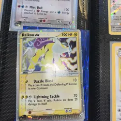 Pokemon TCG Raikou EX Holo Card Team Magma vs Team Aqua 92/95 EX Rare - Image 1
