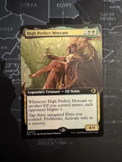 High Perfect Morcant Extended Art MTG Lorwyn Eclipsed - NM - - Image 1