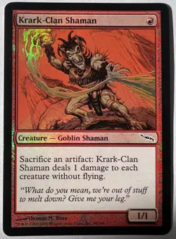 Krark-Clan Shaman - MTG Mirrodin (Foil) - Image 1