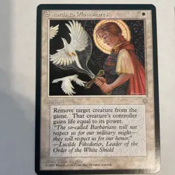 MTG: Swords to Plowshares Ice Age NM/LP Vintage 1995 Mtg LP - Looks Great! - Image 1