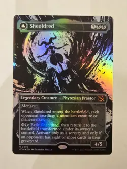 MTG Sheoldred / The True Scriptures showcase foil #297 March of the Machine LP - Image 1