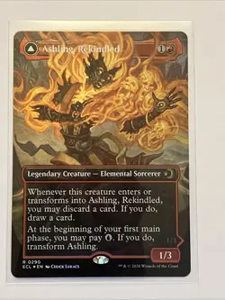 Ashling, Rekindled Borderless #290 Foil Rare Lorwyn Eclipsed MTG - Image 1