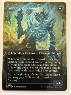 Ashling, Rekindled Borderless #290 Foil Rare Lorwyn Eclipsed MTG - Image 2