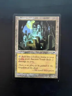 MTG Magic the Gathering Ancient Tomb 9057 Tempest - See pictures for condition - Image 1