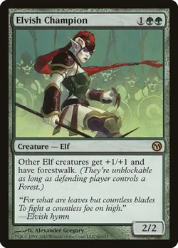 Elvish Champion Duels of the Planeswalkers LP MTG - Image 1
